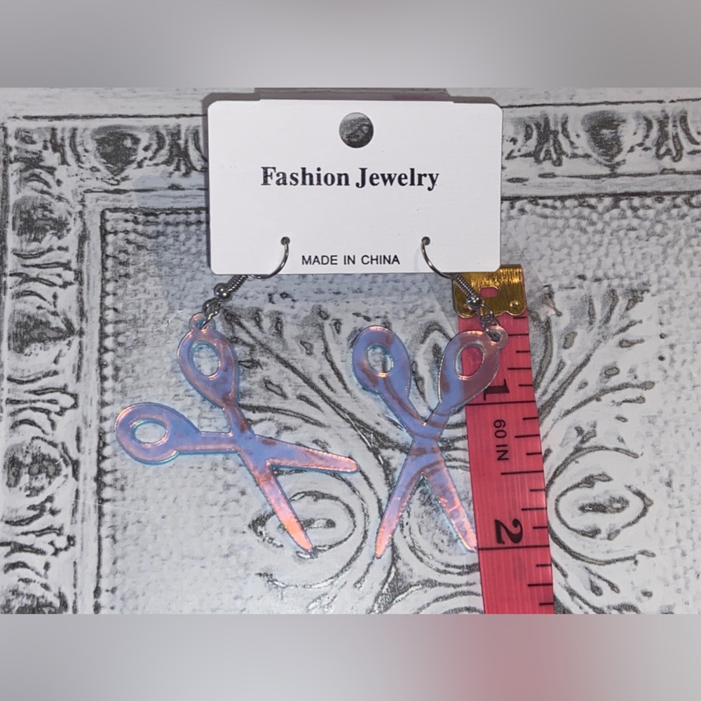 ✂️New Hair Cutting ✂️ Earrings- Fun & Super Cute- Beautician and Girls Will 💗🩵 - Picture 4 of 7